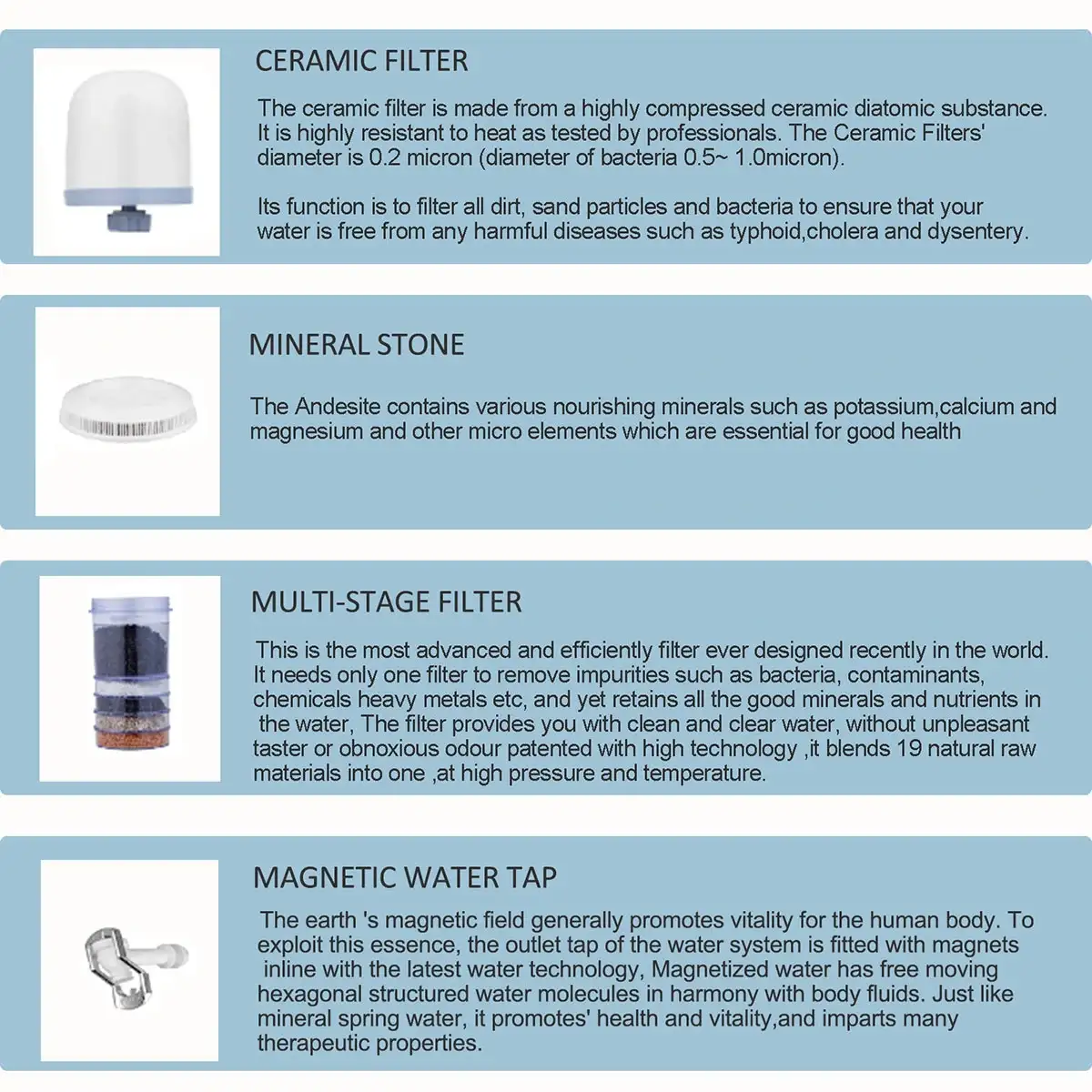 14l Mineral Activated Carbon Water Purifier